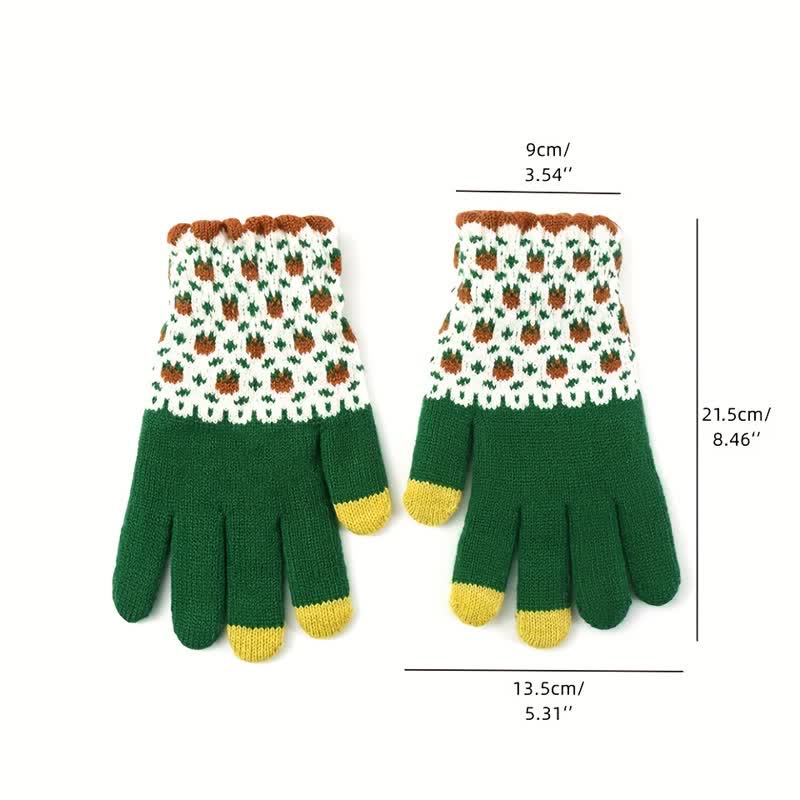 Damen-Gartenhandschuhe mit vollem Finger und Touchscreen-Funktion