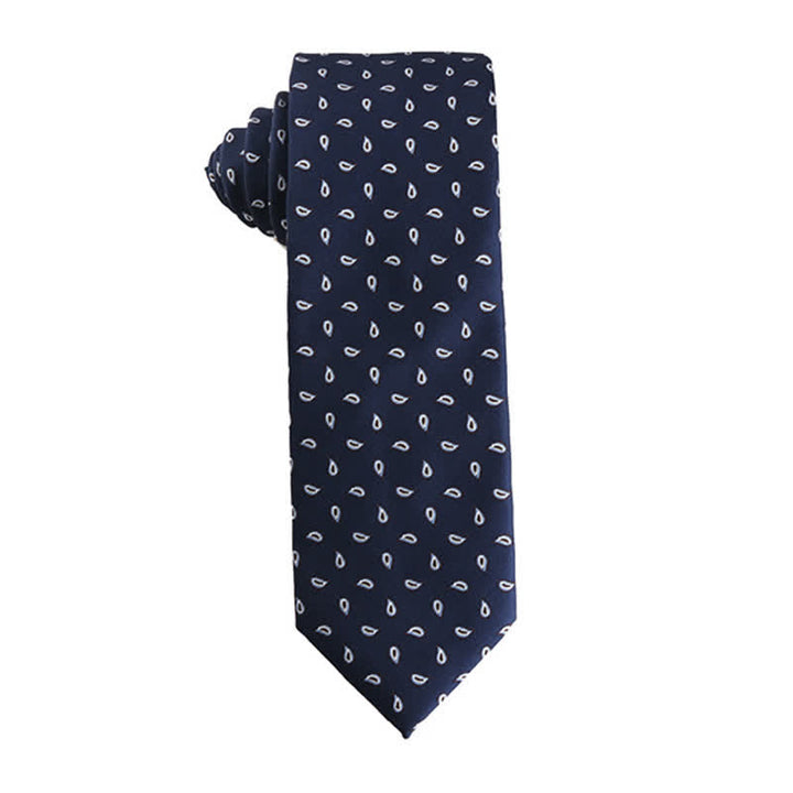 Dynamisch Blaue Krawattenserie für Herren - Wassertropfen - image 5