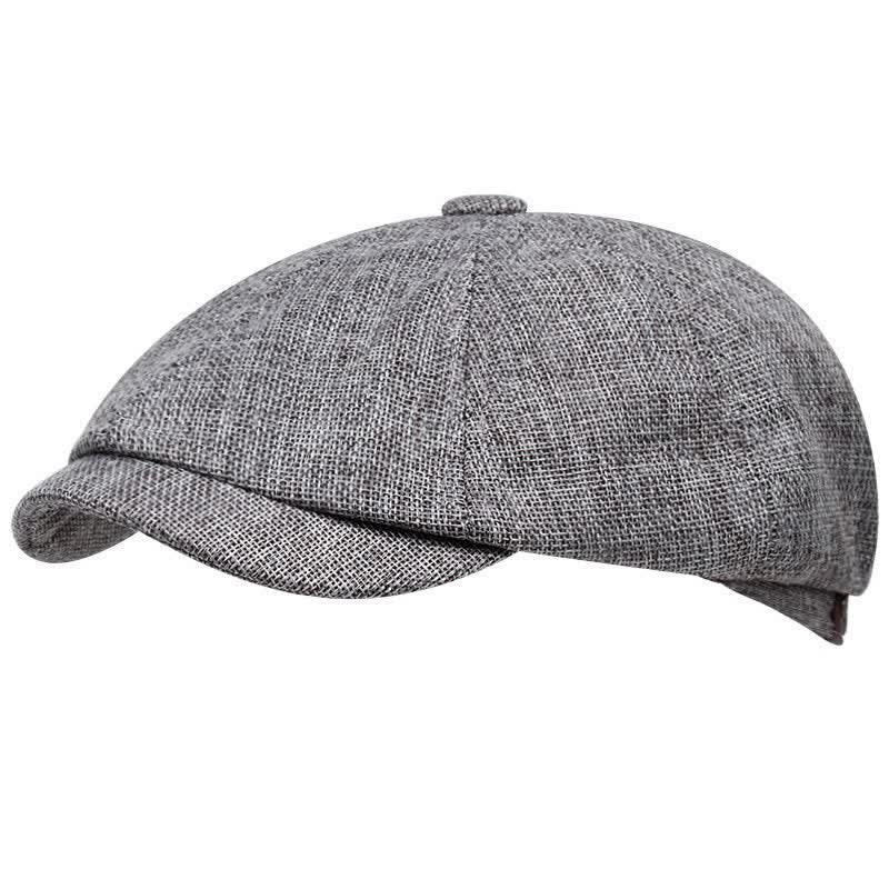 Vierjahreszeitenausgehhut im achteckigen Barett-Stil - Grau - M (22"-22 7/8") - image 3
