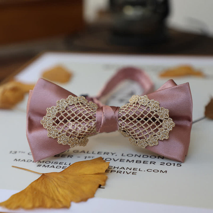 Elegante Blumen-Spitzen-Fliege für Herren