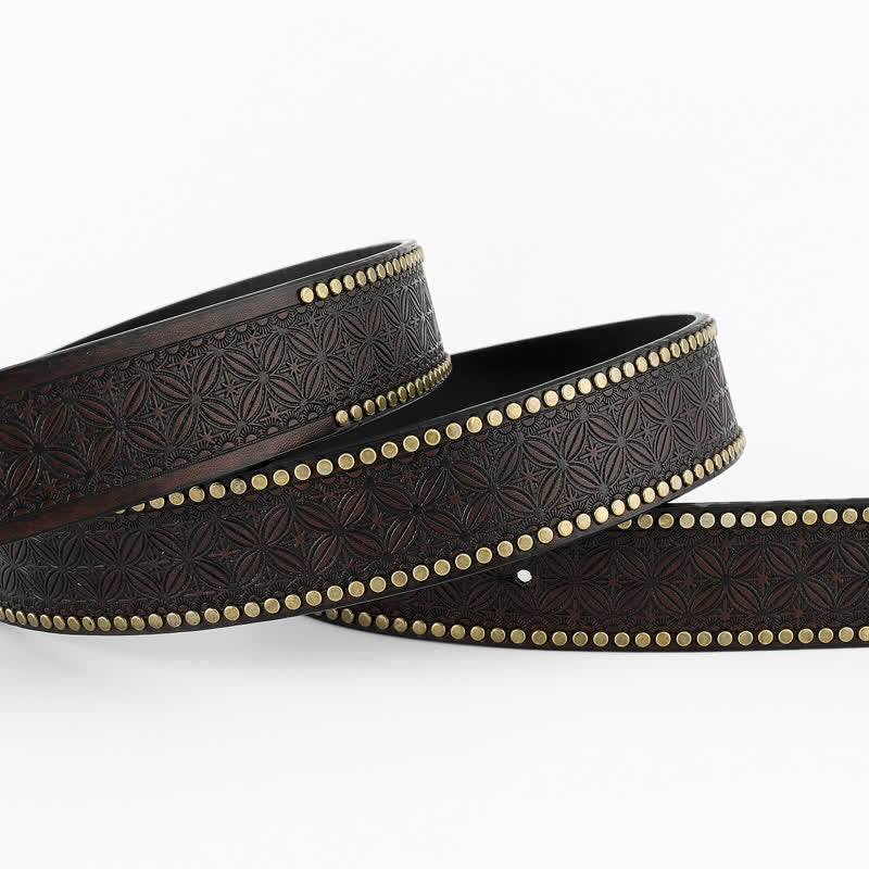 Herren Casual Retro Riding Bull Ledergürtel