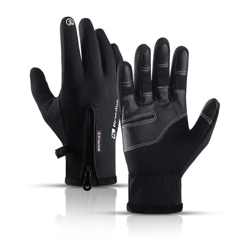 Outdoor-Radsport-wasserdichte-Reißverschluss-Taktische-Handschuhe