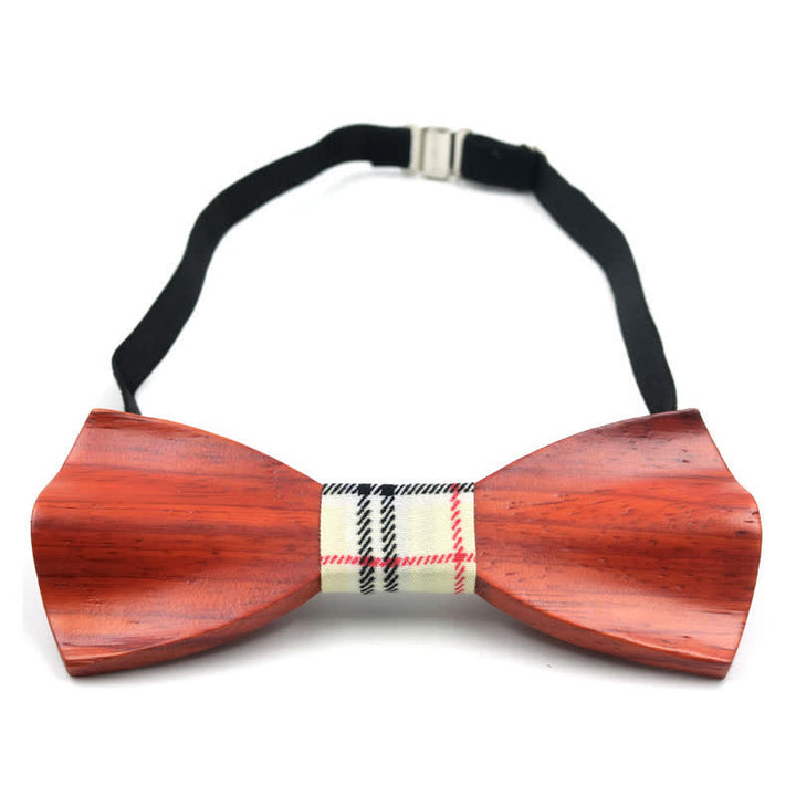 Elegante 3D-gekrümmte Holzfliege für Herren