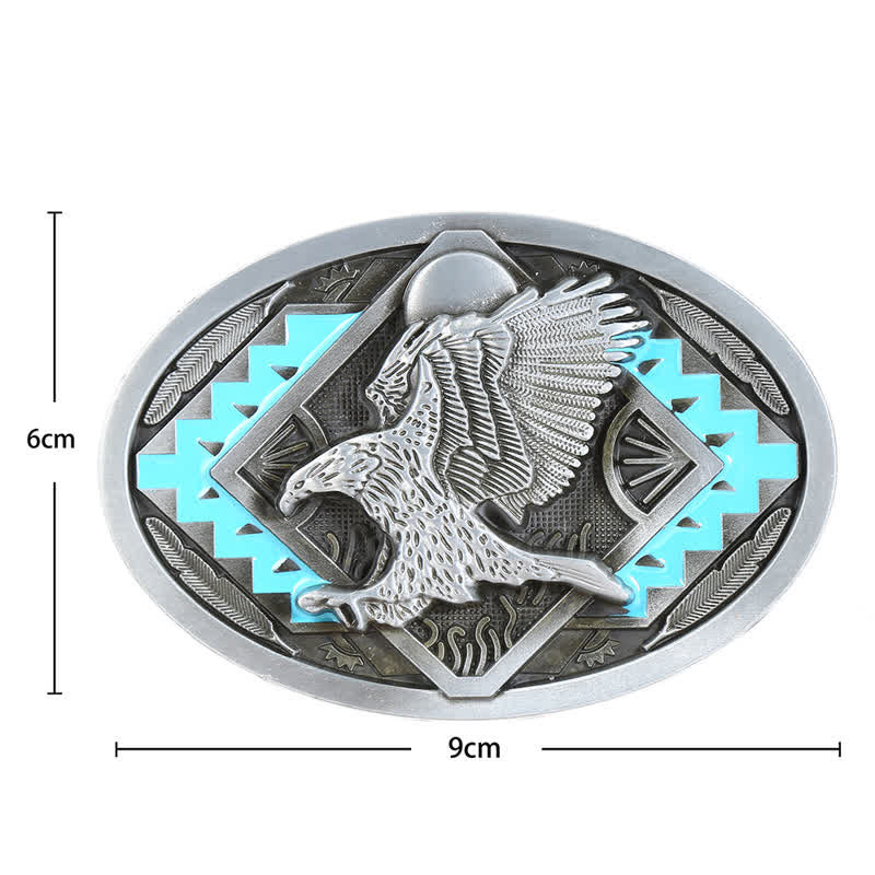DIY Herrengürtel mit Emaille Adler-Schnalle