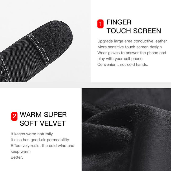 Winterfester, dehnbarer taktischer Handschuh mit Touchscreen-Funktion zum Reiten