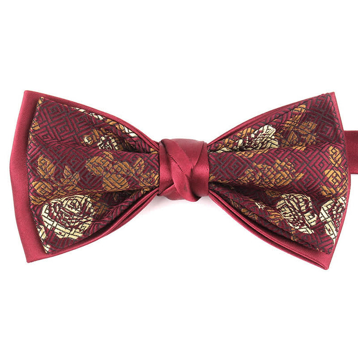 Elegante florale botanische Fliege für Herren