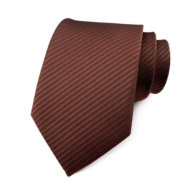 Männer Krawatte in Unifarben mit diskretem Twill-Muster