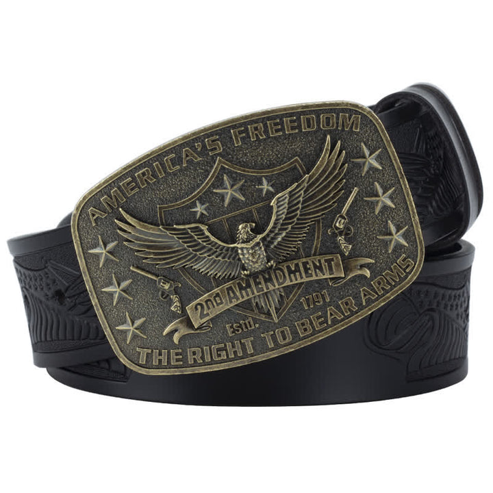 Retro Adler Freiheit Amerikas Leder Gürtel für Männer