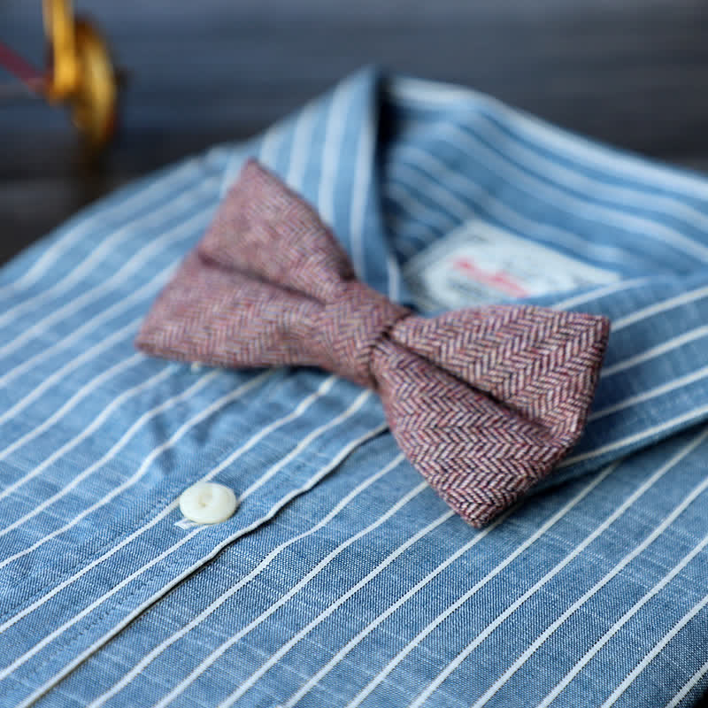 Herren Simple Tweed Wollmischung Fliege