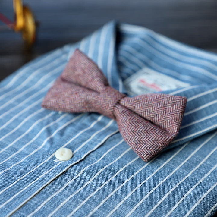 Herren Simple Tweed Wollmischung Fliege