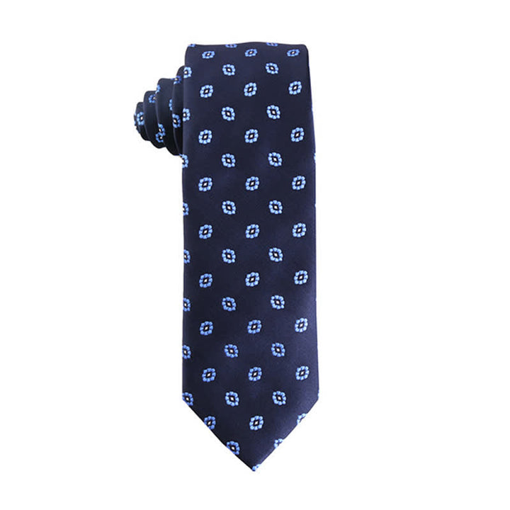 Dynamisch Blaue Krawattenserie für Herren - Gänseblümchen - image 2