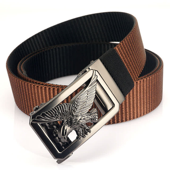Herren Soaring Hawk Eagle Beidseitiger Nylon-Gürtel