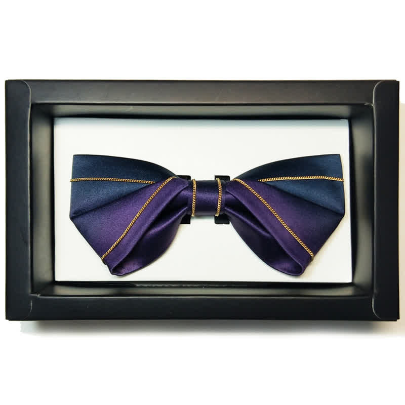 Herren schattierte Einstecktuch Twist Fliege