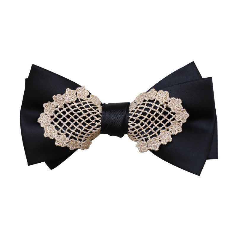Elegante Blumen-Spitzen-Fliege für Herren