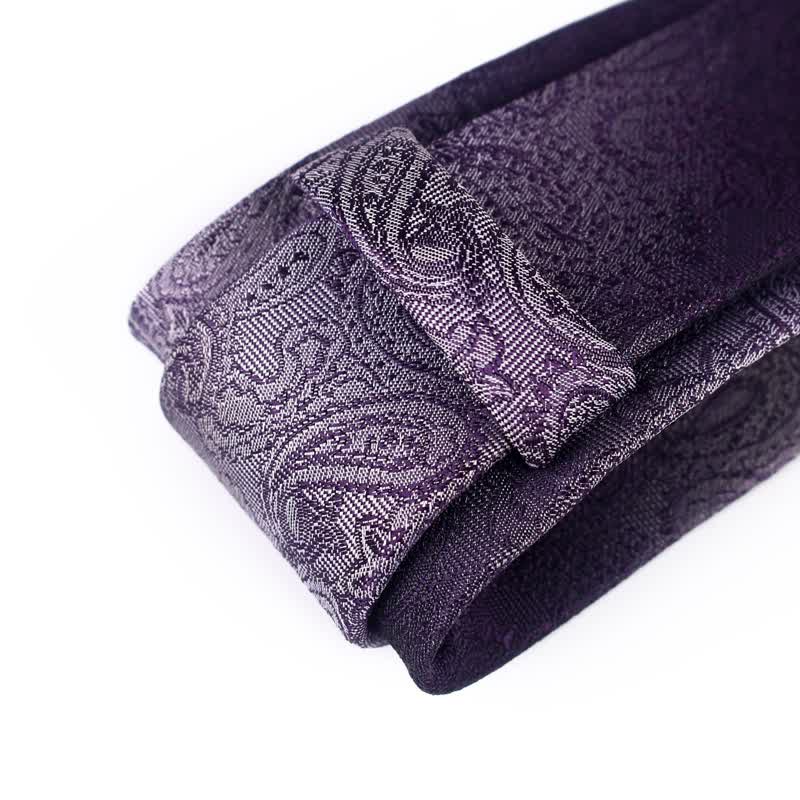 3-teiliges Paisley-Krawatten-Set mit Farbverlauf für Herren 