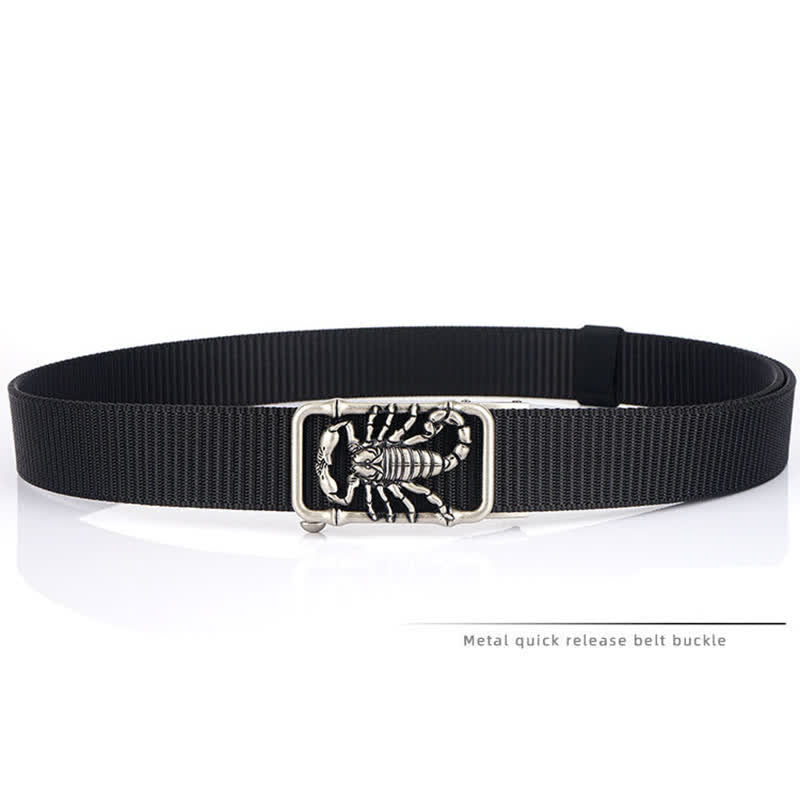 Herren King Scorpion Einfaches Nylon Gürtel