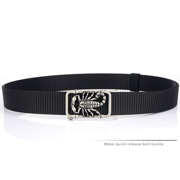 Herren King Scorpion Einfaches Nylon Gürtel