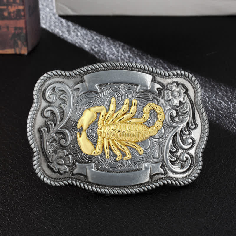 Herren DIY Ledergürtel mit goldener Tierschnalle