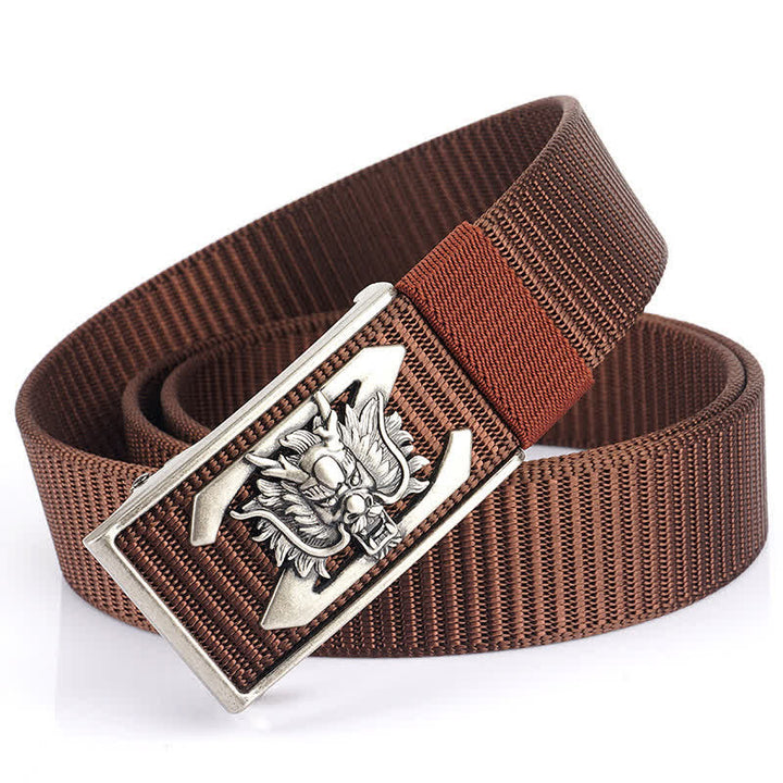 Herren Z Letter Mighty Dragon Nylon Gürtel