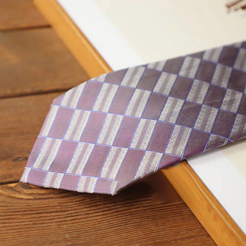 Retro Krawatte im geometrischen Straßenstil für Herren