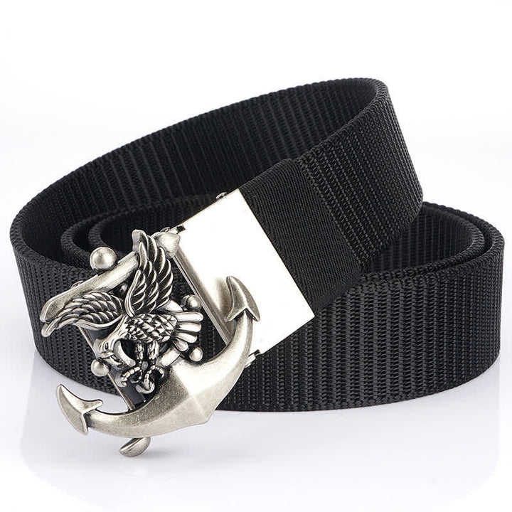 Herren Adler Anker Nylon Gürtel