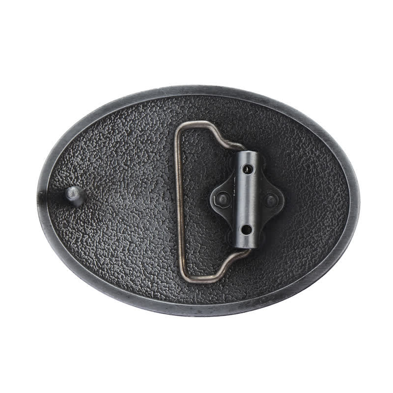 Herren DIY antiker Leder Gürtel mit freier Adler Schnalle