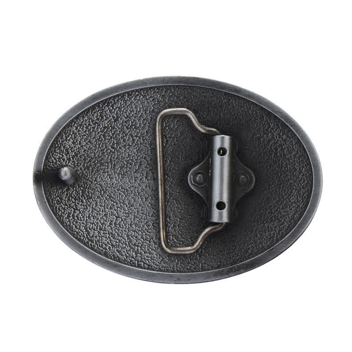 Herren DIY antiker Leder Gürtel mit freier Adler Schnalle