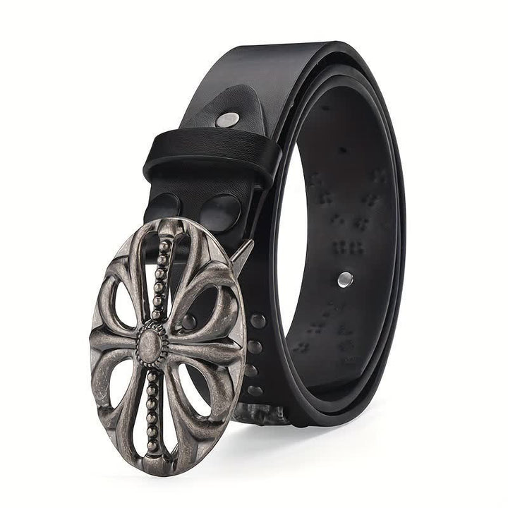 Bohemian Vintage Skelettierter Ledergürtel im Boho-Stil
