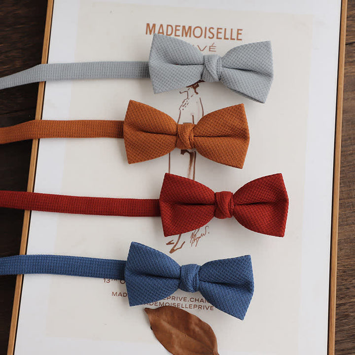 Herrenfliege in einfarbigem Morandi-Thema