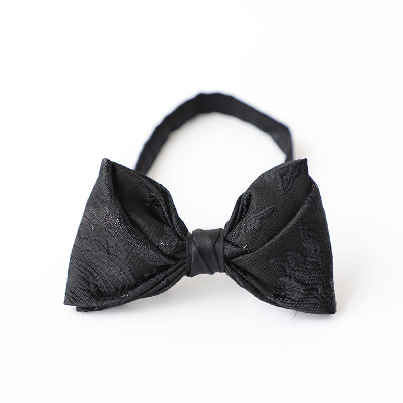 Herren schwarze elegante Muster Fliege
