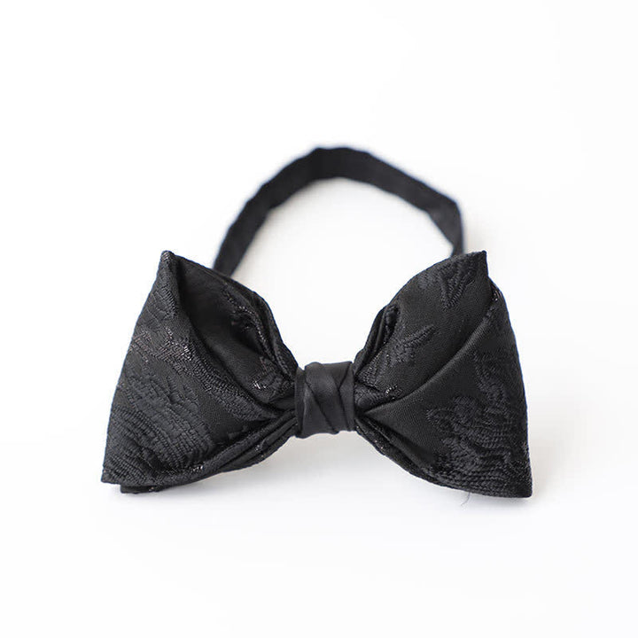 Herren schwarze elegante Muster Fliege