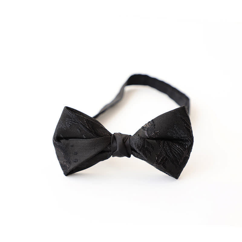 Herren schwarze elegante Muster Fliege
