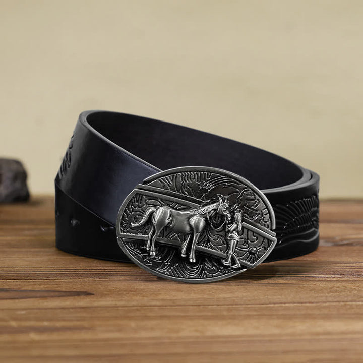 DIY Cowgirl Verstecktes Klappmesser Ledergürtel für Herren