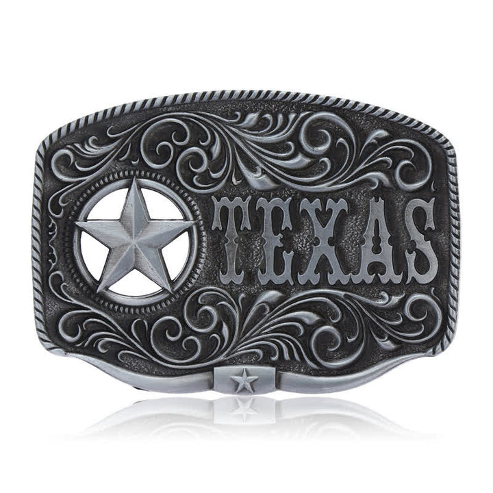 DIY Texas Hollow Pentagramm-Schnallengürtel für Männer