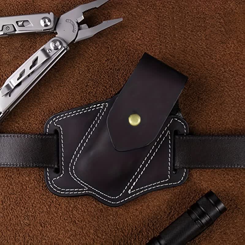 EDC Organizer Multitool Scheide Leder Bauchtasche