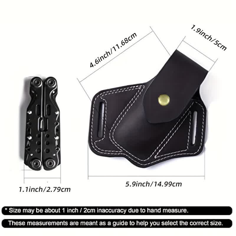 EDC Organizer Multitool Scheide Leder Bauchtasche