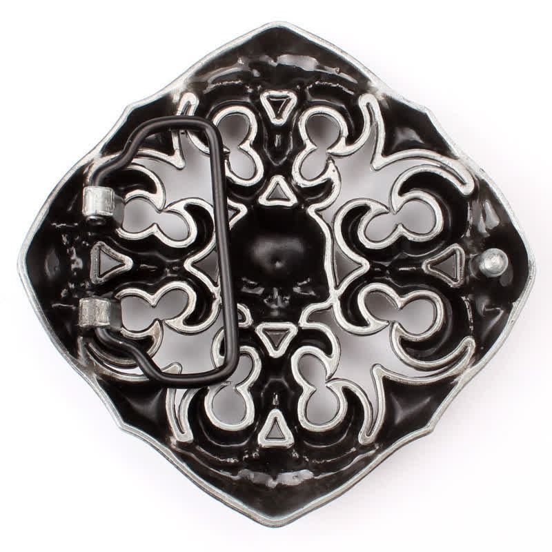 Herren DIY Rock Hollow Out Skull Schnallengürtel