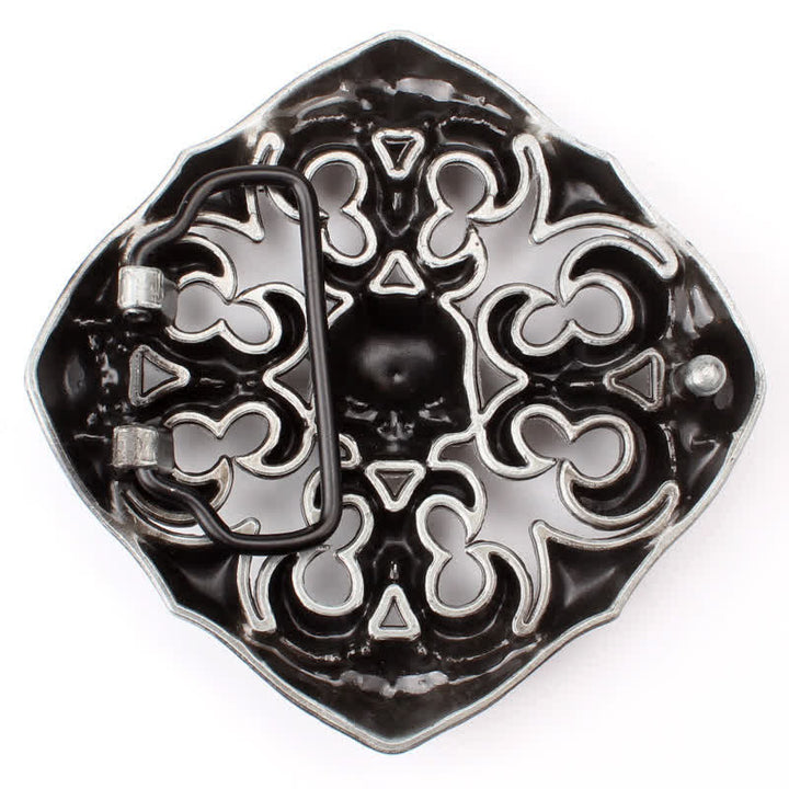 Herren DIY Rock Hollow Out Skull Schnallengürtel
