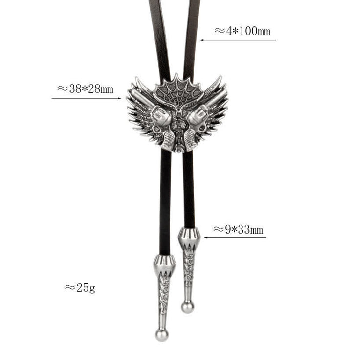Doppelte Flügel der Gewehre Lässige Bolo-Tie