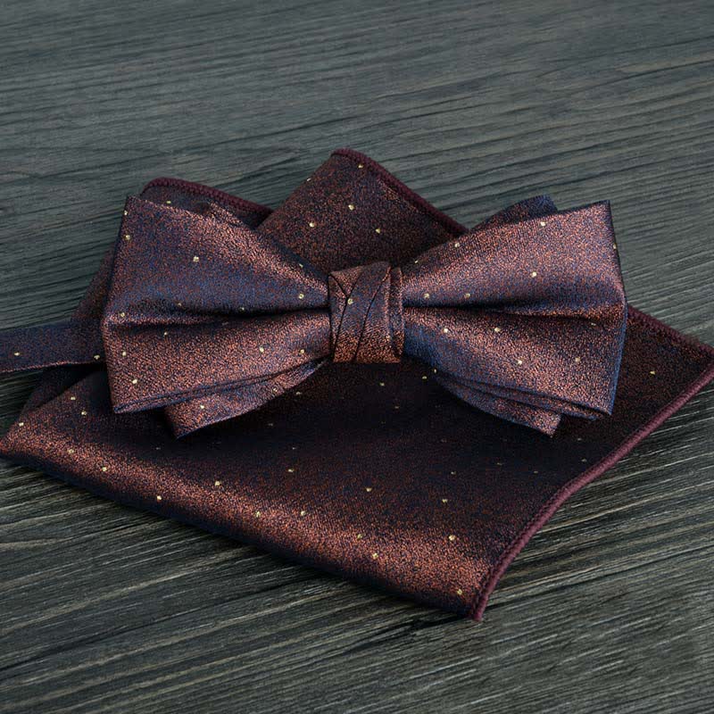 2-teiliges Männer Blumenkreise formales Hochzeitsfliegen-Set
