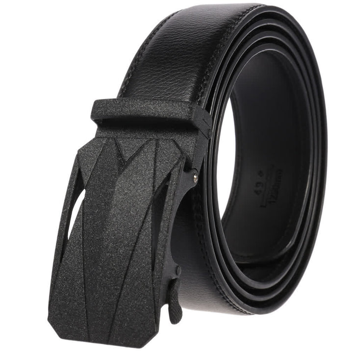 Formeller täglicher Outdoor-Automatik-Schnallengürtel für Herren aus Leder
