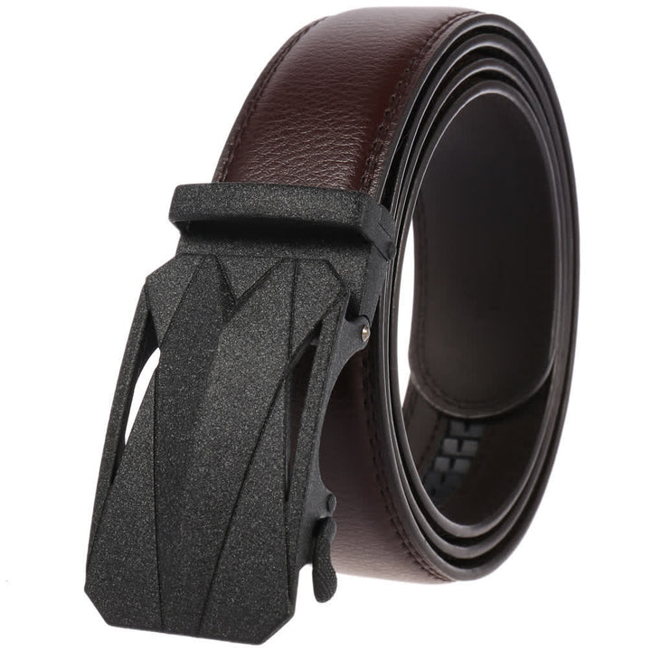 Formeller täglicher Outdoor-Automatik-Schnallengürtel für Herren aus Leder