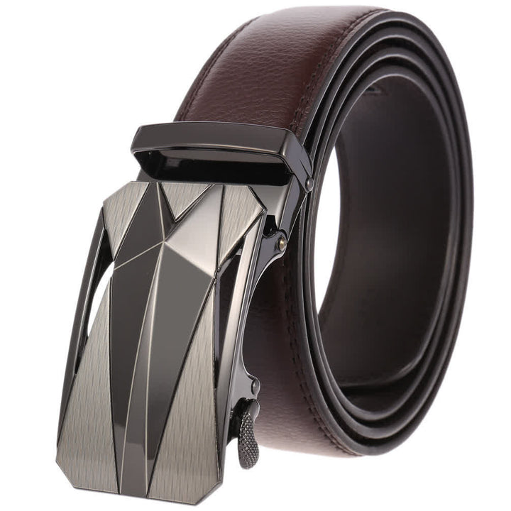 Formeller täglicher Outdoor-Automatik-Schnallengürtel für Herren aus Leder