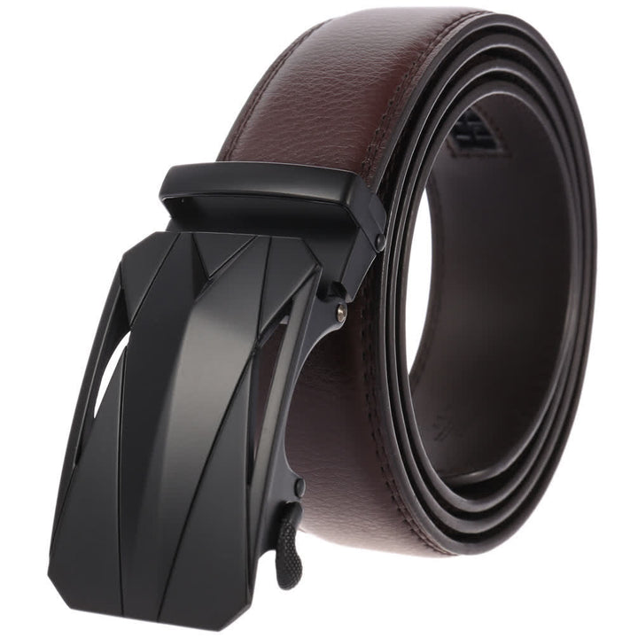 Formeller täglicher Outdoor-Automatik-Schnallengürtel für Herren aus Leder