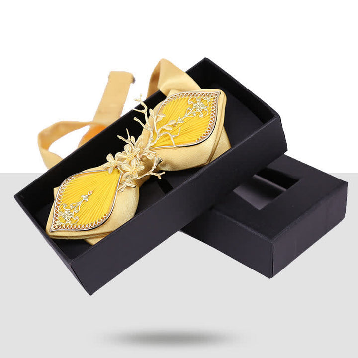 Herren Hochzeit Goldene Blume Ast Vogel Fliege