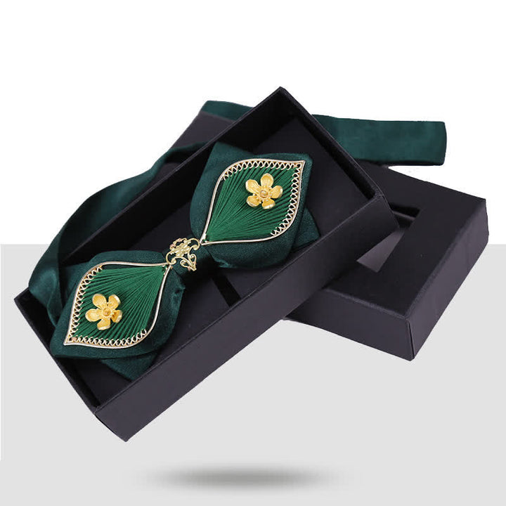 Herren Hochzeit Goldene Blume Ast Vogel Fliege