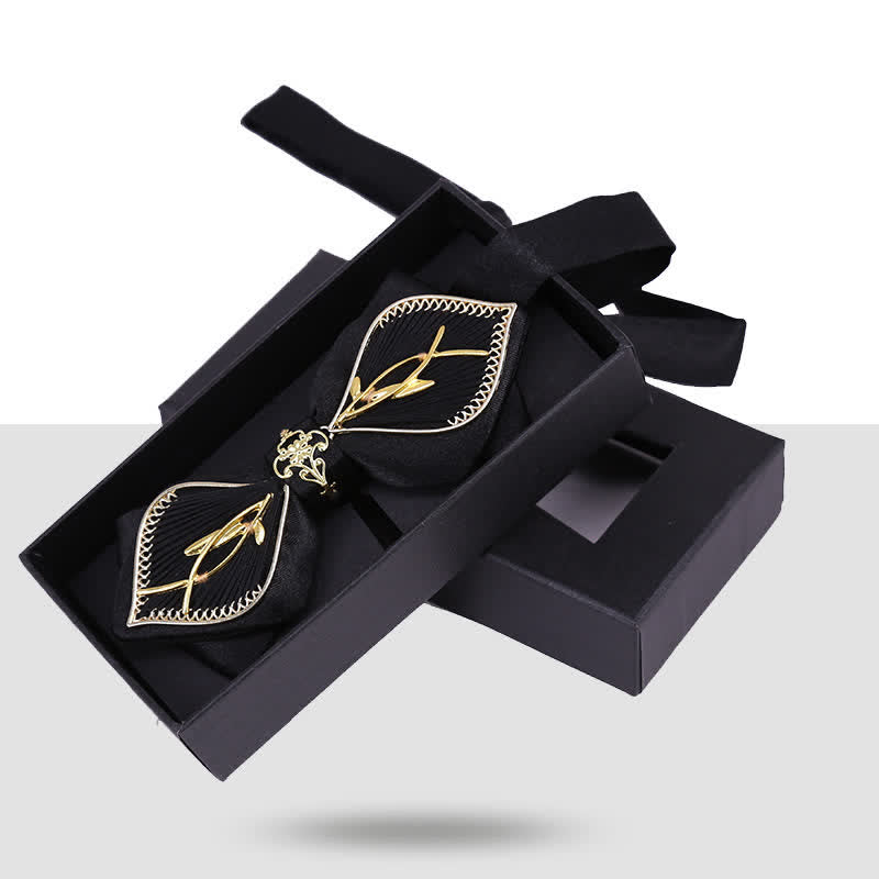 Herren Hochzeit Goldene Blume Ast Vogel Fliege