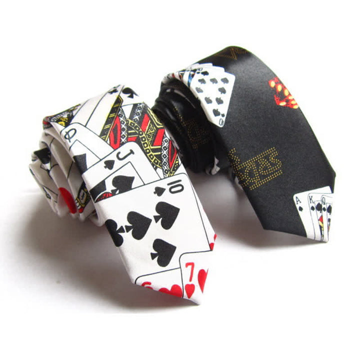 Männer Poker Spielkarten Themen Krawatte