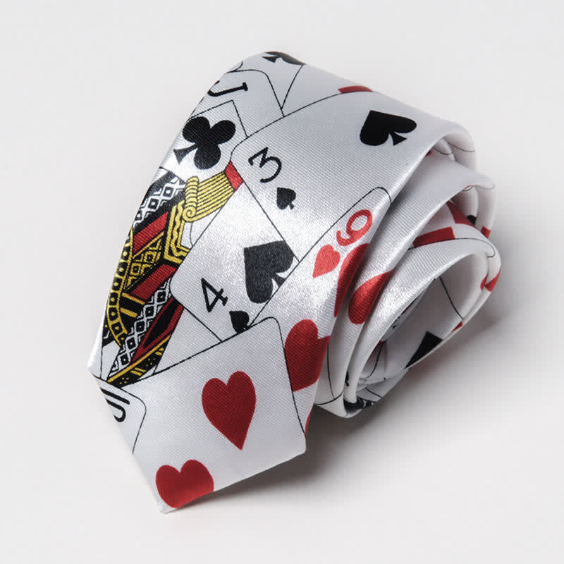 Männer Poker Spielkarten Themen Krawatte