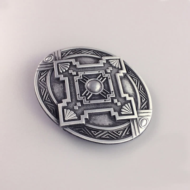 Herren DIY Native Indian Western Schnallengürtel aus Leder